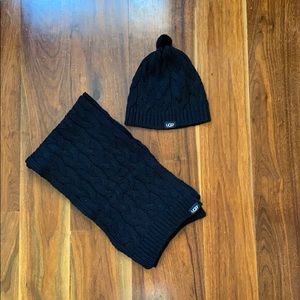 Women’s Ugg Cable Knit Hat & Scarf Set